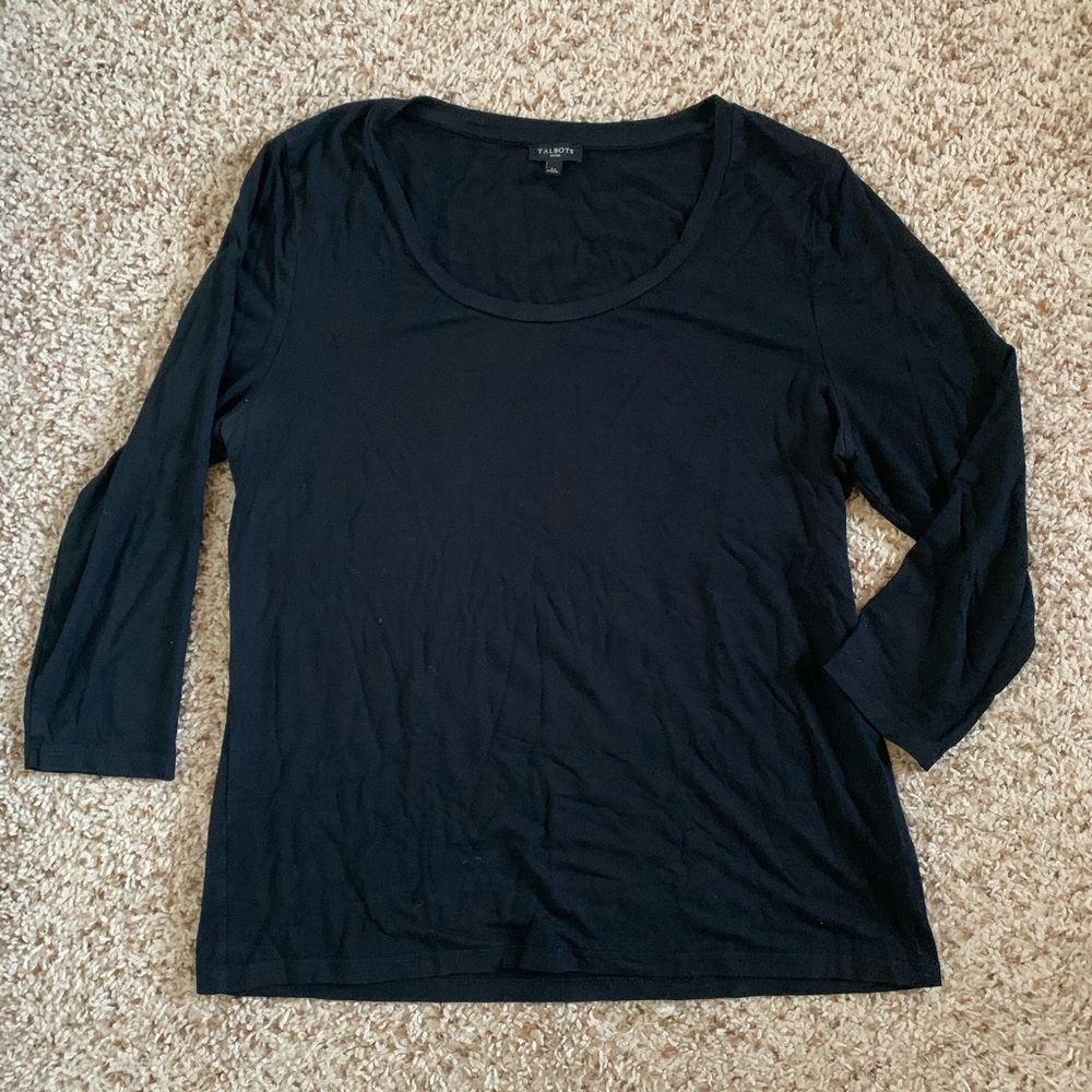 Talbots 3/4 sleeve top